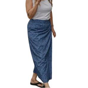 RipSkirt Hawaii Wrap Skirt Cover Up Womens Blue Casella Midnight XL